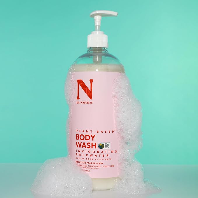 Dr. Natural Invigorating Rosewater Body Wash - Image 7