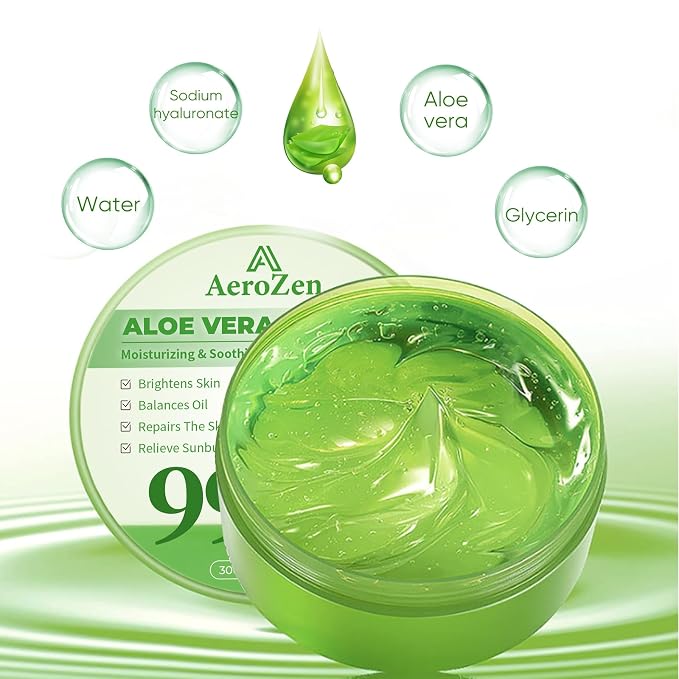 Aero Zen 99% Pure & Organic Aloe Vera Gel - Image 3