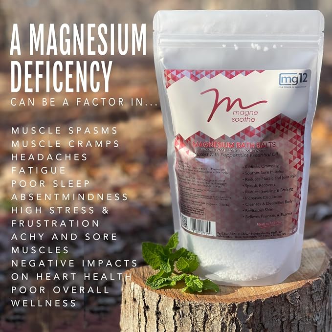 5.5lb MagneSoothe Peppermint Magnesium Bath Salt - Image 4