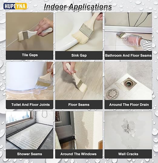 Invisible Waterproof Agent, 1.32 Gal Hupeyna Waterproof Sealant, Waterproofing - Image 8