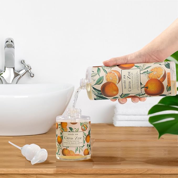 ROMIIE ZOI Foaming Hand Soap Refill, Gentle & Moisturizing Formula, 1 L/ 33.8 - Image 4