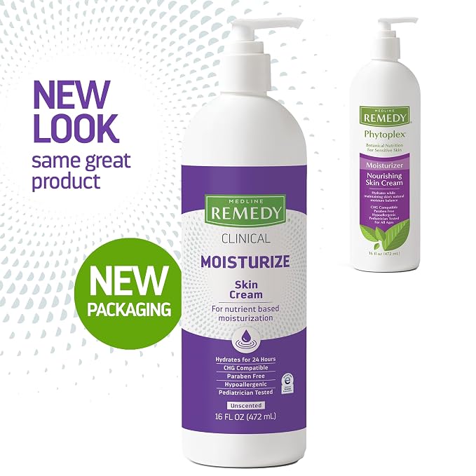 Medline Remedy Phytoplex Nourishing Skin Cream, Unscented Skin Moisturizer - Image 3