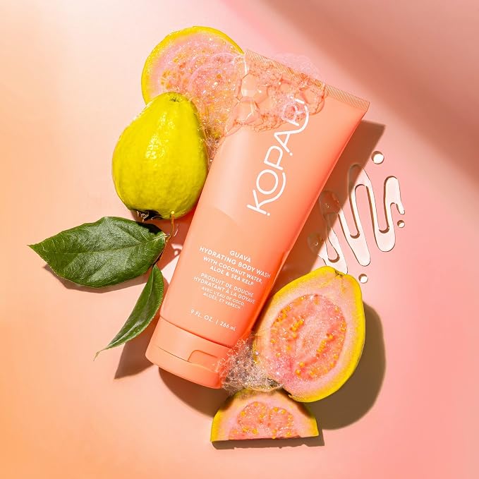 Kopari Guava Hydrating Body Wash | Lathers Foaming Wash Cleanses Without - Image 4