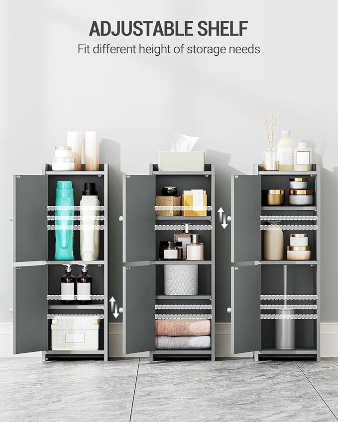Bathroom Storage Cabinet, Corner Floor Cabinet - Image 5