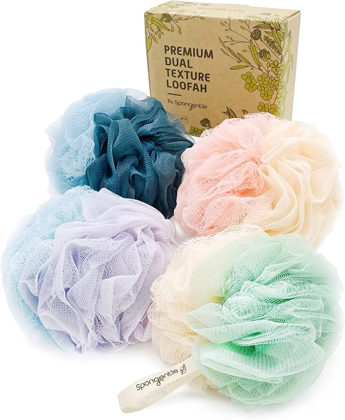 Spongentle Dual Texture Deep Cleansing Loofah Sponge by SunliteSports