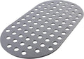 Shower Mat Non Slip Grey Bathtub Mat Non Slip 29 x 15 Inch Oval Bath Mat by ALL+PRIDE