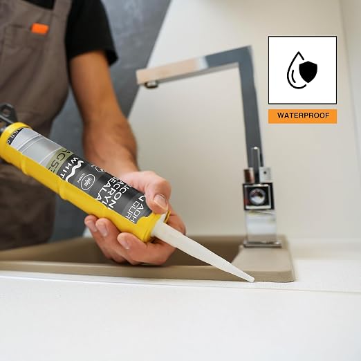 Adhesive Guru AG530 Siliconized Acrylic Sealant, Waterproof Paintable Caulk - Image 5