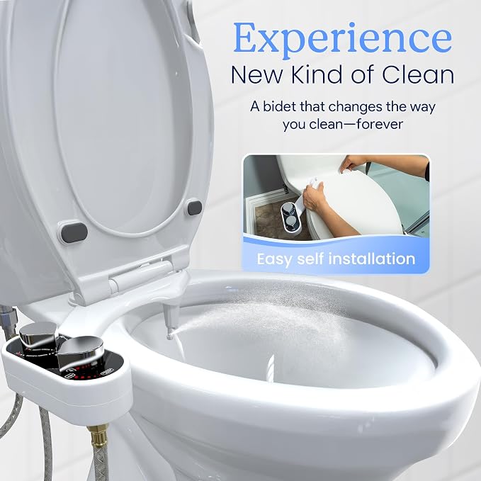 CLEAR REAR Bidet Attachment for Toilet Seat - Image 7