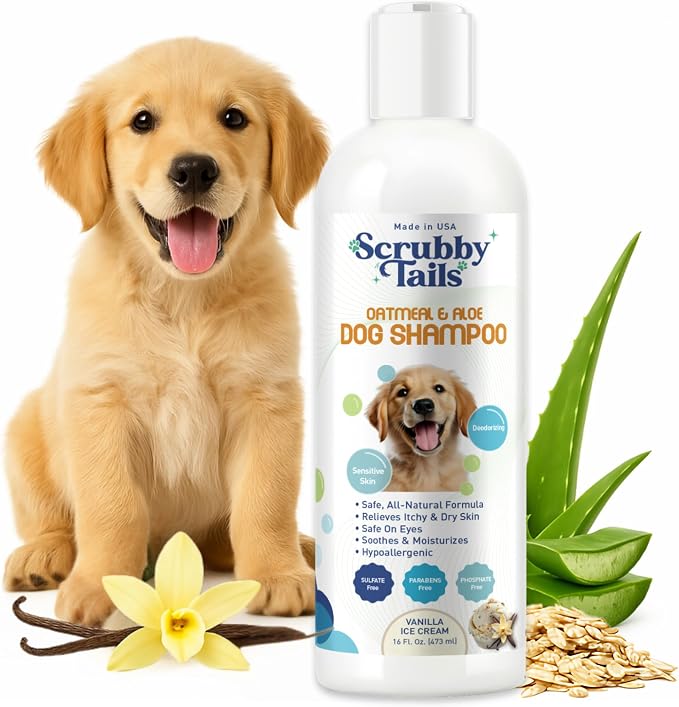 Organic Dog Shampoo by ScrubbyTails