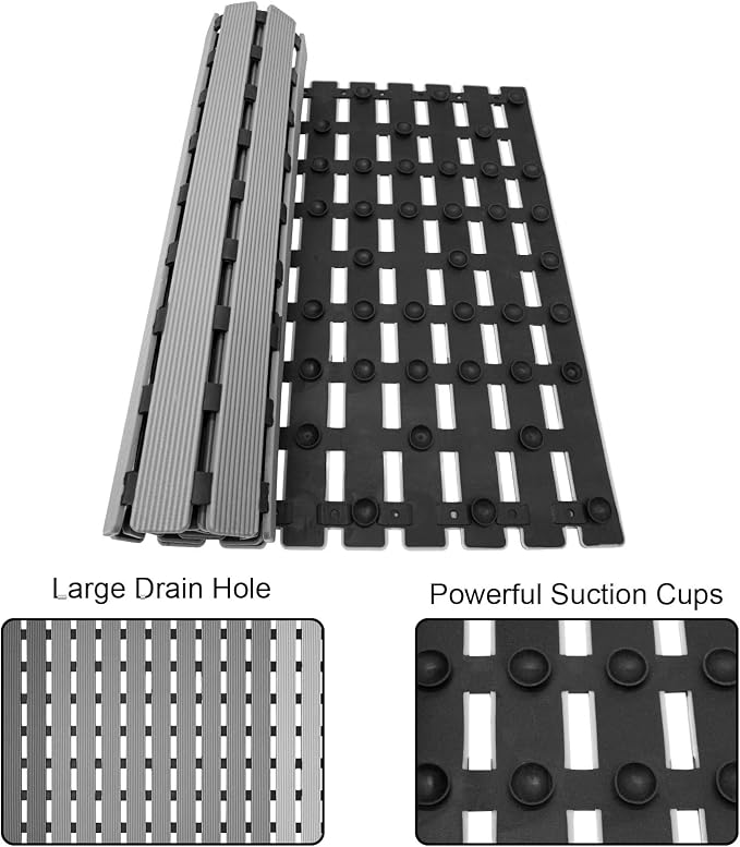 MBOSS Bath Tub Shower Mat Non Slip Bathtub Mats - Image 2