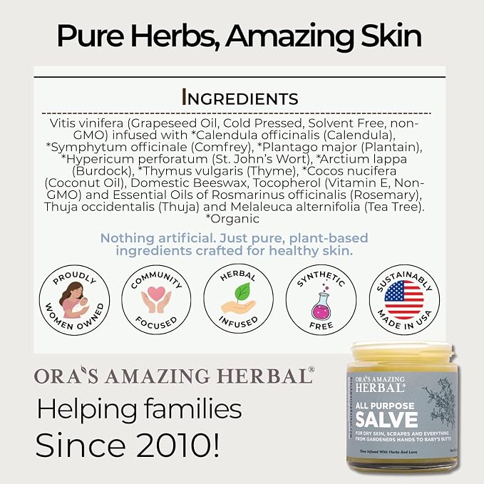 Ora's Amazing Herbal Natural Skin Care Gift Set, Intensive Moisturizers - Image 3