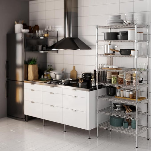 18" Deep x 30" Wide x 74" Height Wire Shelving Kit | 8-Tier | NSF Commercial - Image 2