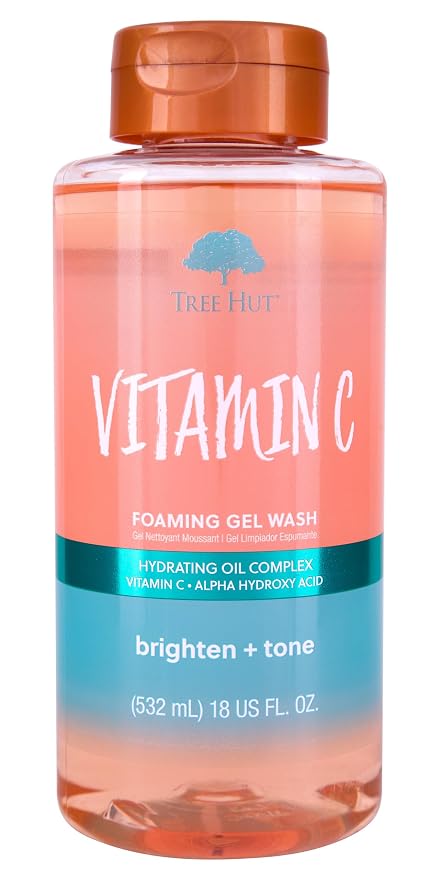 Tree Hut Vitamin C Nourishing & Moisturizing Foaming Gel Wash, 18 oz. by TreeHut