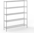18" Deep x 72" Wide x 86" Height Wire Shelving Kit | 5-Tier | NSF Commercial by Regal+Altair