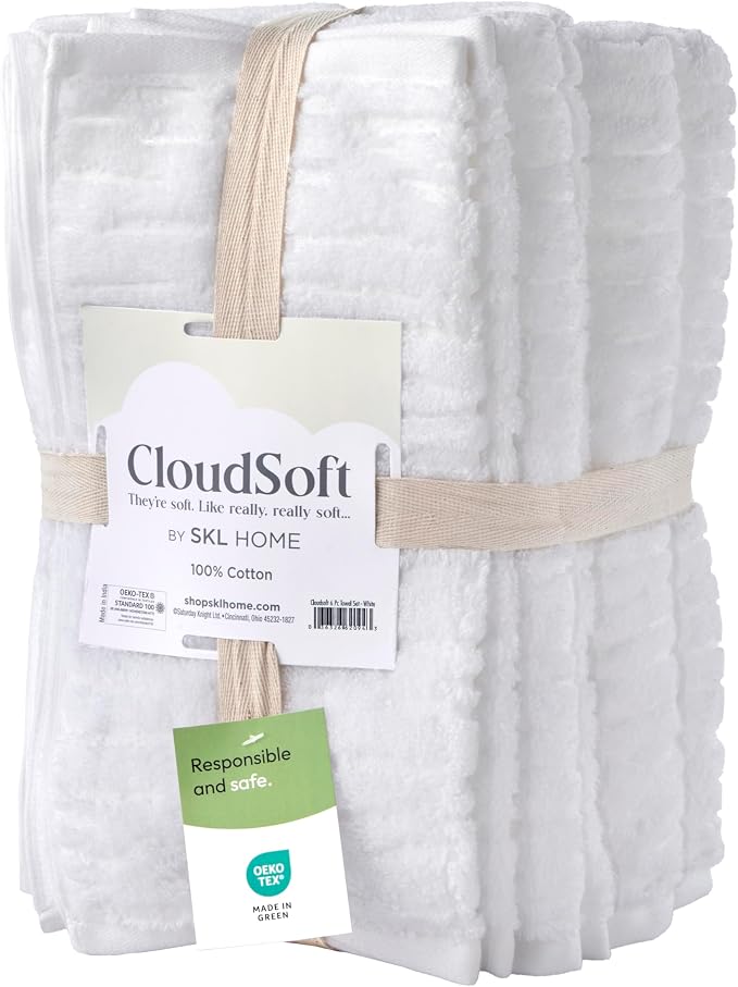 SKL Home CloudSoft Cotton Luxury 6-Piece Towel Set - Image 4
