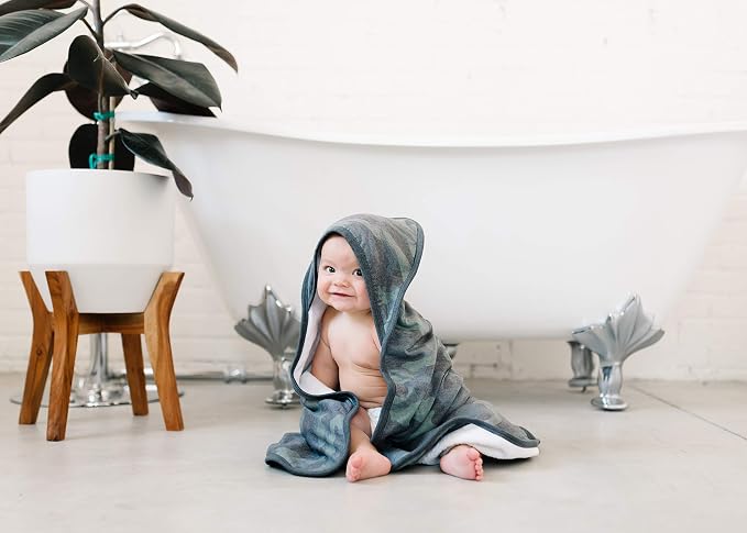 Copper Pearl Hooded Bath Towels Premium Knit/Terry Cloth Baby Towels - Image 9