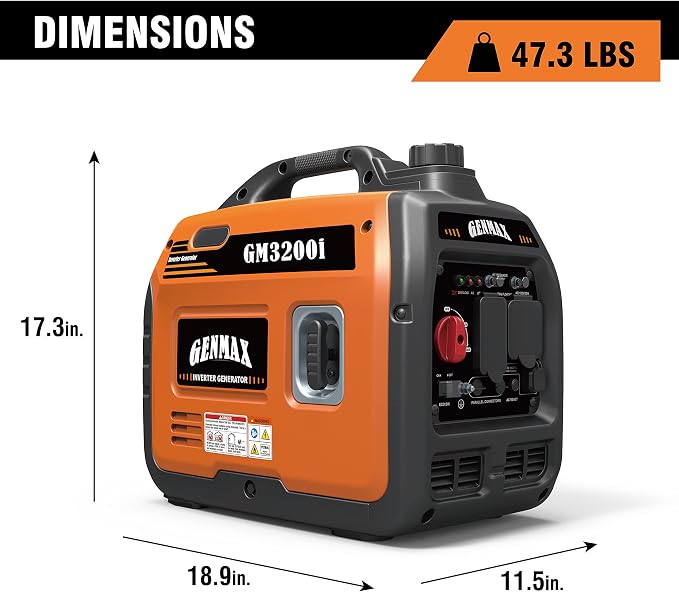GENMAX Generator，EPA Compliant, Eco-Mode Feature, Ultra Lightweight - Image 7