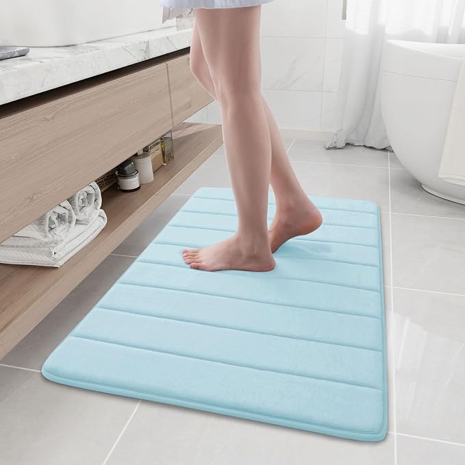 Buganda Memory Foam Bath Mat, 35.4" x 24", Ultra Soft and Non-Slip Bathroom Rugs by Buganda