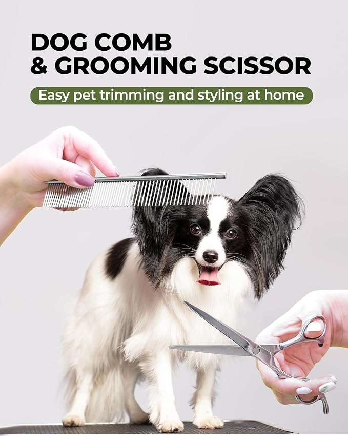 Dog Brush for Shedding Grooming, 6 Pack Long-Pin Brush Set for Long Haired Dog - Image 5