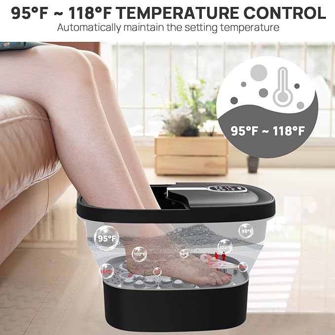 HOSPAN Collapsible Foot Spa Electric Rotary Massage, Foot Bath - Image 5