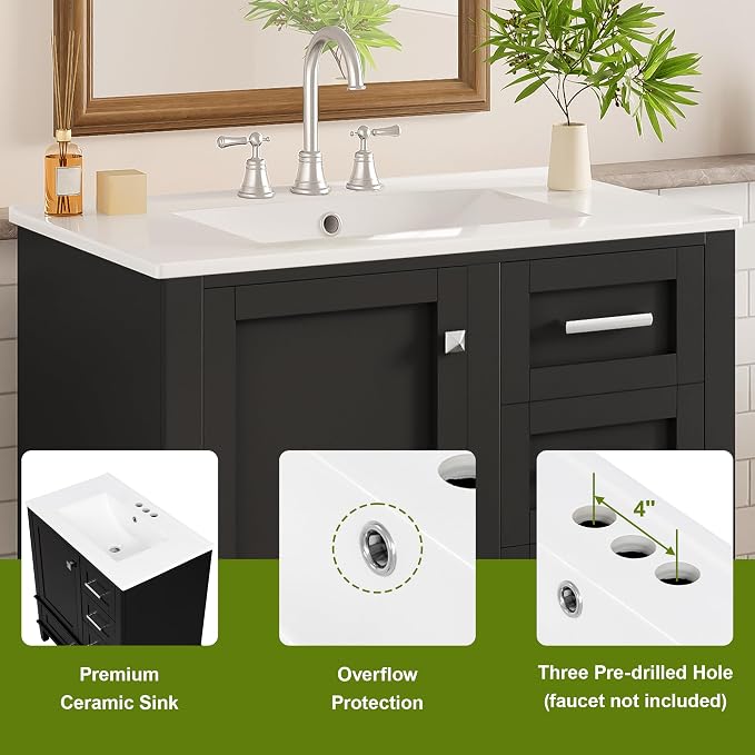 Harper & Bright Designs 30" Bathroom Vanity - Image 7