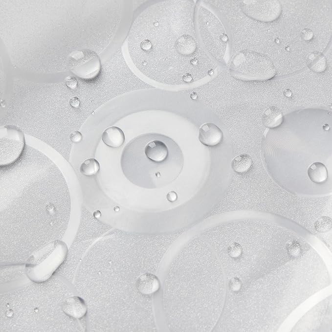 AooHome Plastic Narrow Shower Curtain Liner - Image 5