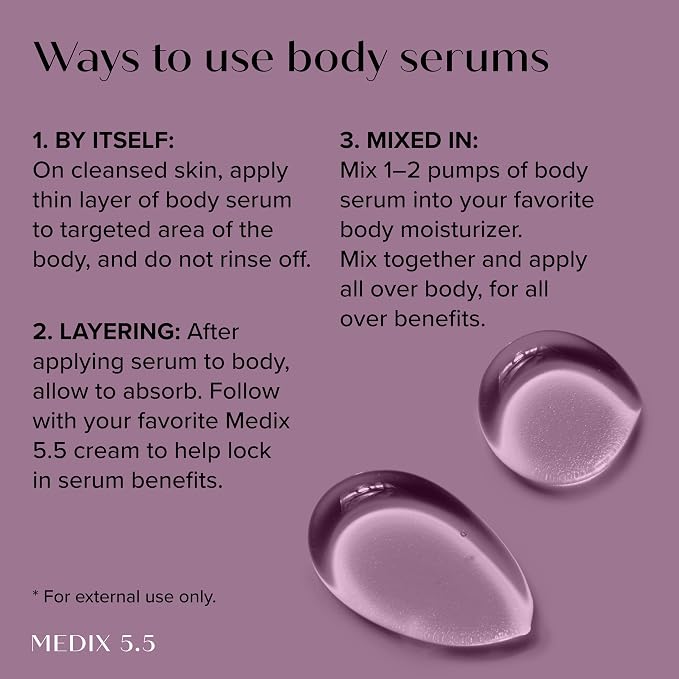 MEDIX Anti Aging Skin Care 3PC Set | Retinol Body Cream + Exfoliating AHA - Image 9