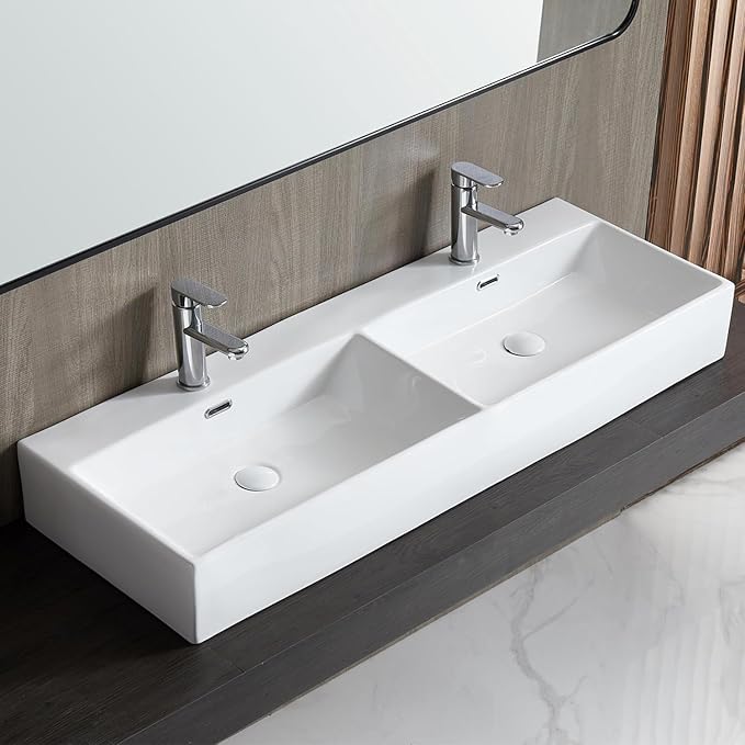 Eridanus Bathroom Vessel Sinks 48" x 16.5", Premium Wall Mount Bathroom Vanity - Image 8