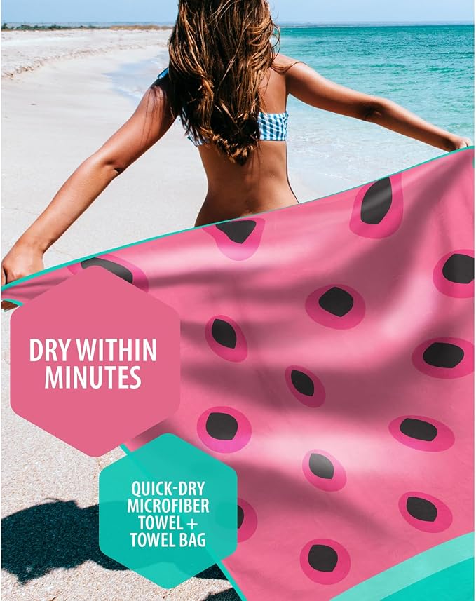 VENTURE 4TH Microfiber Beach Towel: Quick-Dry, Sandproof and Lightweight - Image 2