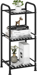 JSB 3 Tier Narrow Bathroom Shelving Unit, Kitchen Storage Rack Organizer Metal by HomeFurniture