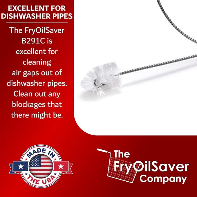 48" Air-Gap Drain Pipe Cleaning Brush, Flexible Dishwasher Cleaning Brush in - Image 3
