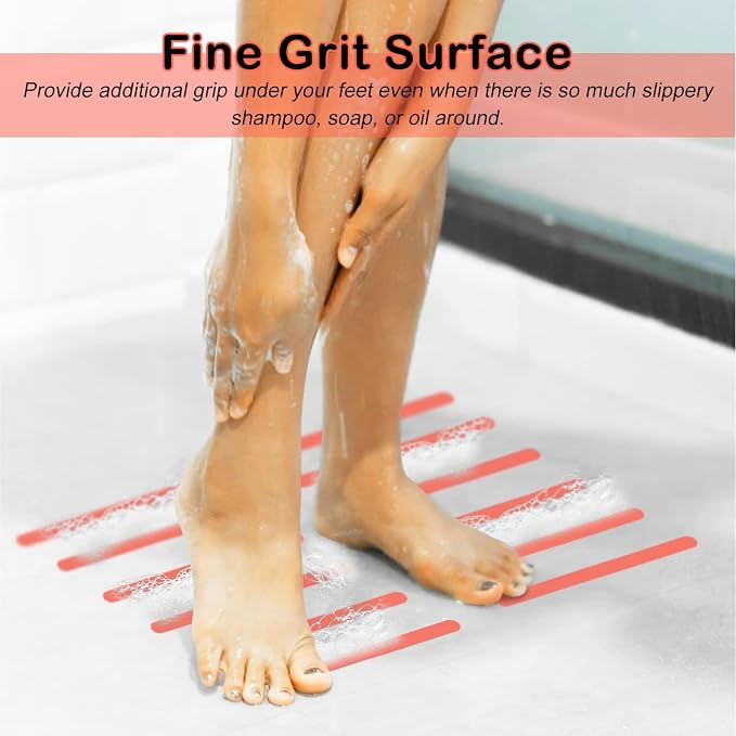S&X Non Slip Bath Stickers, Gritty Textured Slip-Resistant Treads, 0.75-Inch by - Image 2