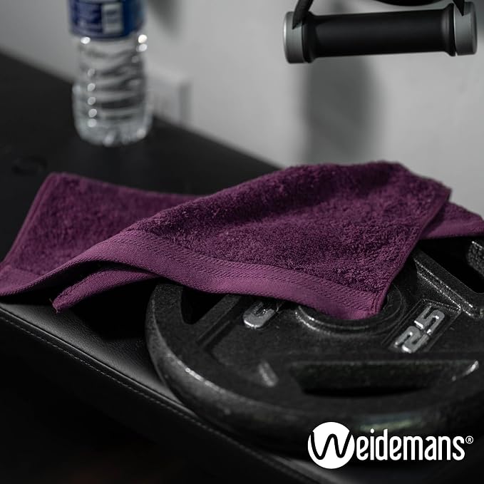 100% Cotton Washcloths Set 13” x 13” | Plum Towels | Set of 6 Ultra Soft and - Image 7