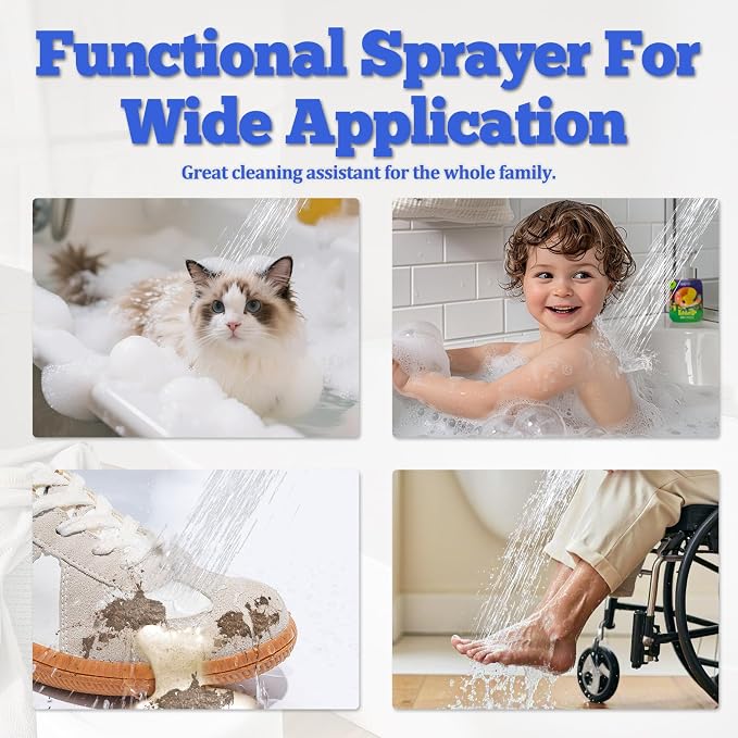 Dog Shower Attachment Metal, YDmeet Pet Shower Attachment - Image 9