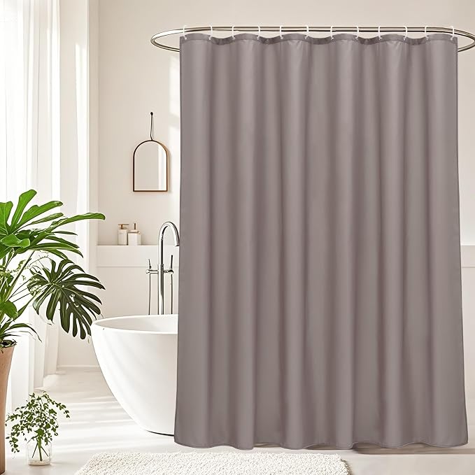 AooHome Extra Long Shower Liner, Fabric Bathroom Curtain - Image 7