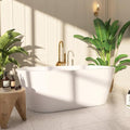 64" Acrylic Freestanding Bathtubs, Stand Alone Tub, Soaking Tubs by ADECABBATH