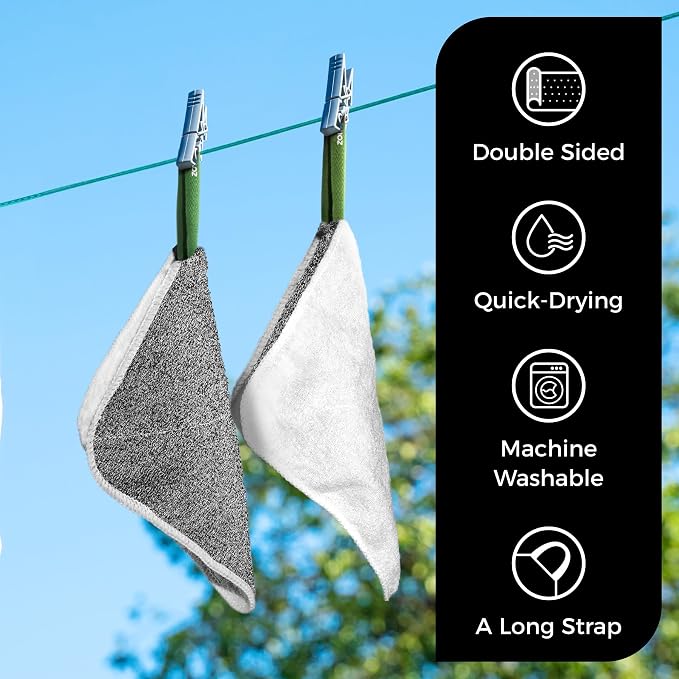 ZOMCHI 2 Count Washcloth, Exfoliating Washcloth - Image 7