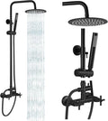 gotonovo Outdoor Shower Fixtures SUS304 Stainless Steel Rain Shower Kit Faucet by HOME