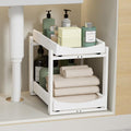 Bamboo Under Sink Organizer and Storage, 1 Pack Pull Out Cabinet Organization by MHXWSXPN