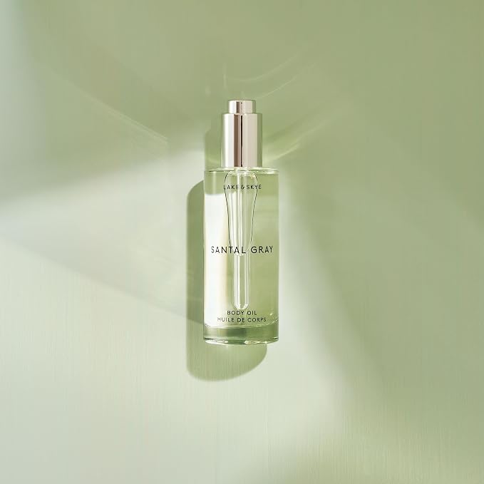 Lake & Skye Santal Gray Body Oil, 3.4 fl oz, Hydrating - Image 3
