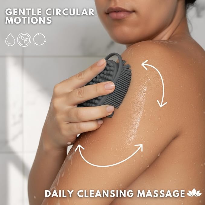 Silicone Body Scrubber for Shower - Image 2