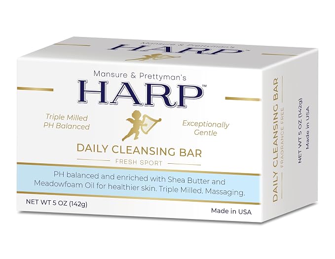 HARP pH-Balanced Body Wash Bar. 100% Syndet. Protects Moisture Barrier by MansurePrettymansHARP