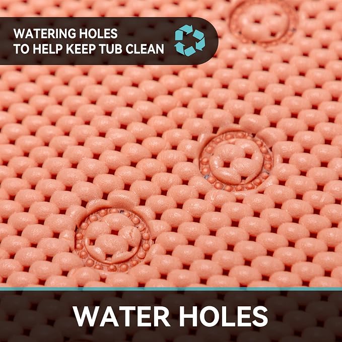 Bathtub Mat Non Slip 36” X 17” Shower Mat Soft Foam Bath Mats - Image 2