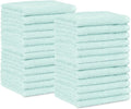 Amazon Basics face Towels for bathroom, 100% Cotton Extra Absorbent washcloth by AmazonBasics
