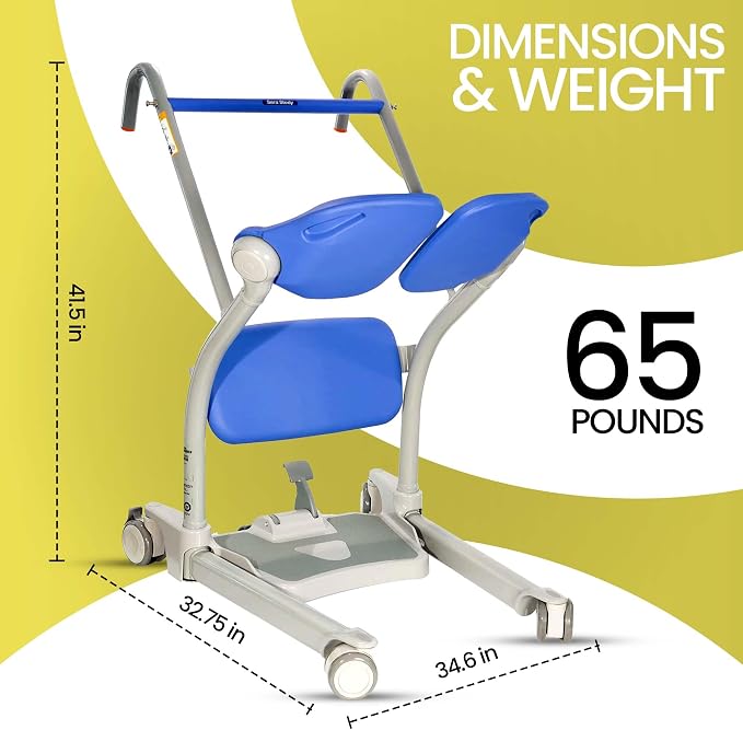 ArjoHuntleigh Sara Stedy Sit to Stand Manual Patient Lift Aid | Fully Assembled - Image 7