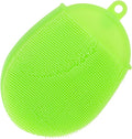 Silicone Body Brush Shower Scrub Glove Spa Massage Bath Mitt Exfoliating Dead by Unknown