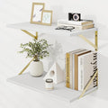 Dreamland Gold Shelves for Wall, Large Floating Shelf 12 * 24 inch Set of 2 for by Dreamland