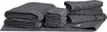 Mosobam Luxury Turkish 10pc Deluxe Bath Bundle Body Hand Face Towel and Mat by Mosobam