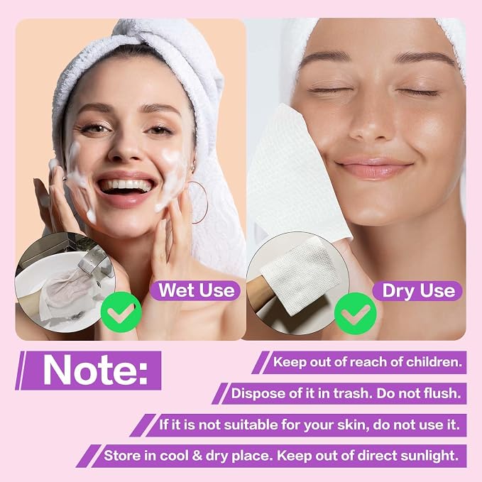 Vinda Ultra – Soft Disposable Face Towels – Extra Large，30 Count – Thick 100% - Image 4