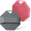 2 Pack Silicone Body Scrubber, Exfoliating Body Scrubber by CAMENDE